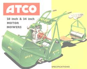 In the 1960s, Atco motor mowers still looked remarkably similar to their 1930s ancestors.